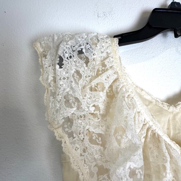 Candi California Vintage Lace Victorian Style Womens Top - Picture 3 of 6